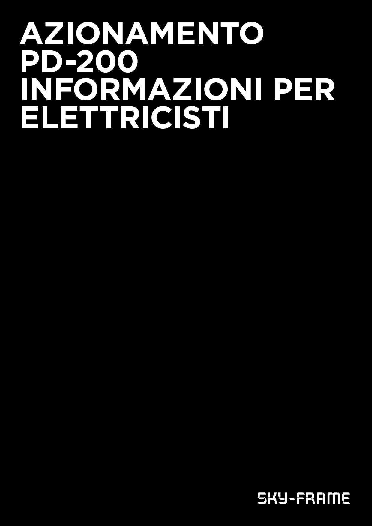 Preview for Informazioni per elettricisti