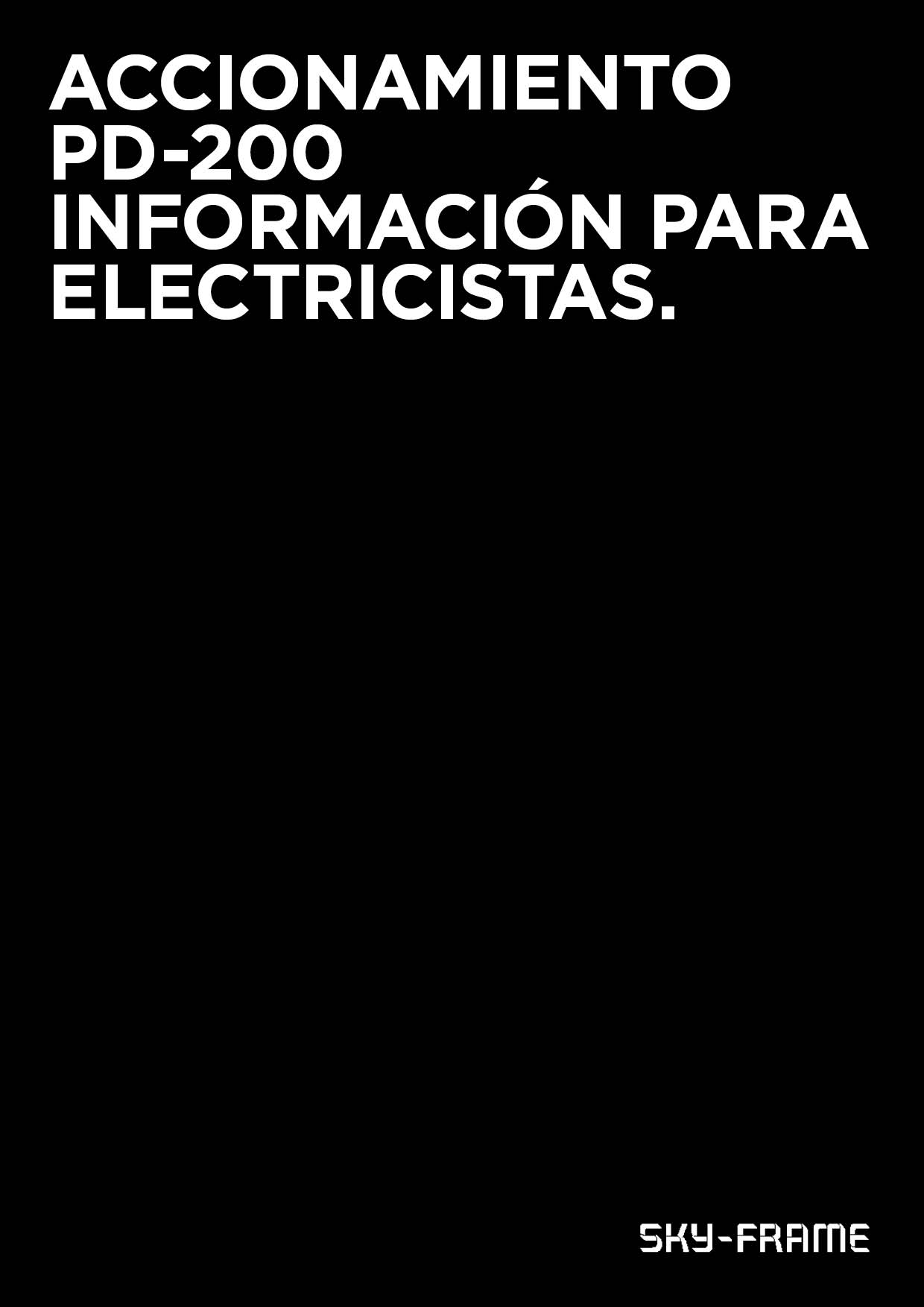 Preview for Información para electricistas
