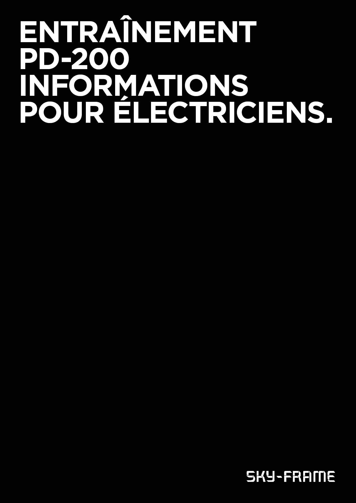 Preview for Informations pour électriciens