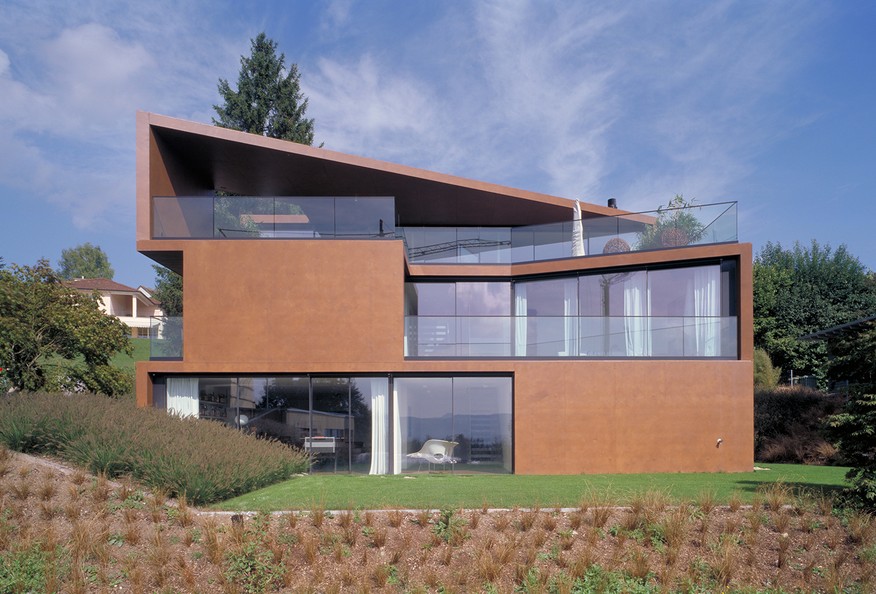 Schiebefenster grossflächig - Sky-Frame - EFH Küsnacht, CH
