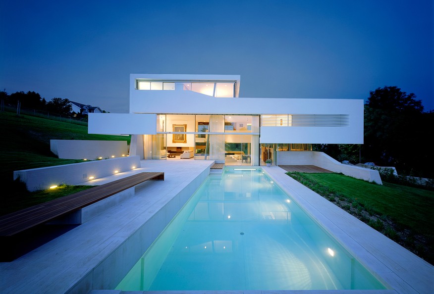 Glasfront Sky-Frame - Pool - Klosterneuburg, AT